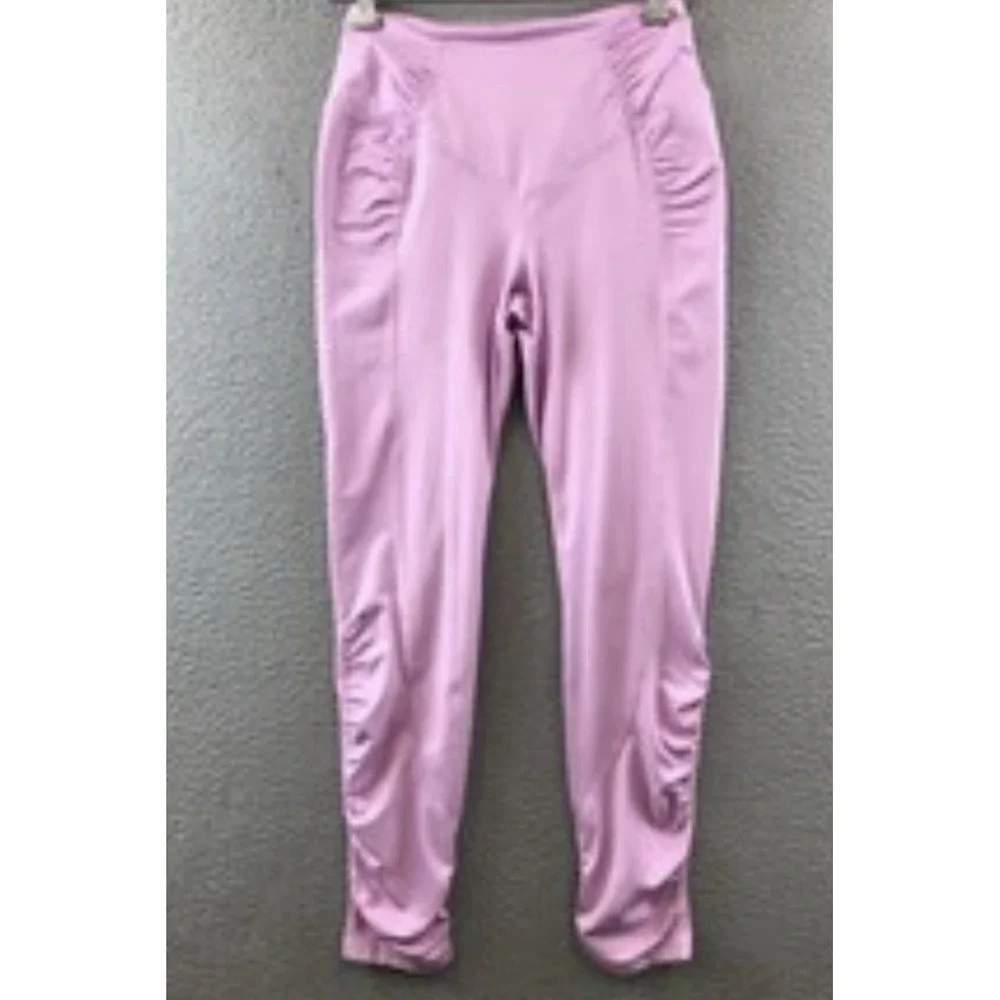 FP Movement Breathe‎ Deeper Pink Crossover Leggings M Yoga Activewear